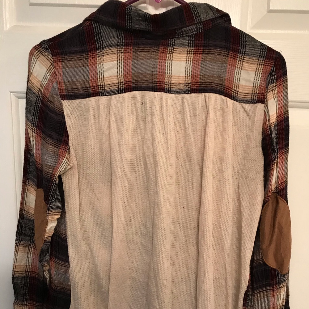 about a girl Plaid Button Down Shirt Sz S - Picture 5 of 9